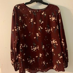 West Kei Floral Crewneck Blouse
